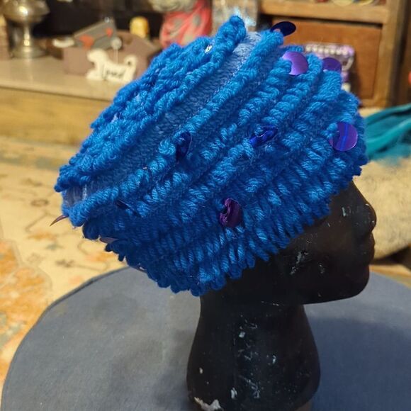 Vintage Crochet & knit cloche Hat - Picture 3 of 6